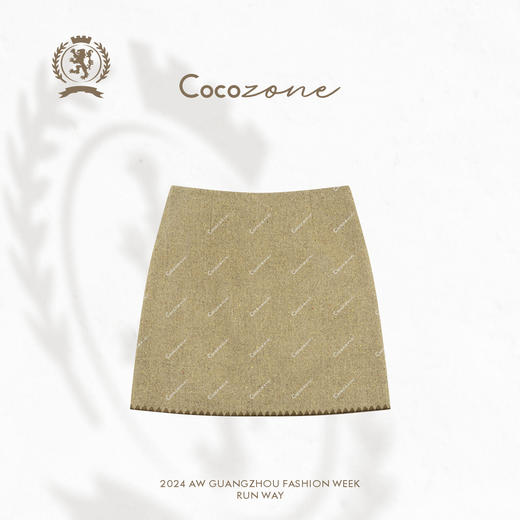 COCO ZONE 秋季简约百搭短裙时尚纯色半裙CC1C2193 商品图0