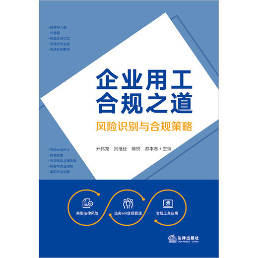 企业用工合规之道：风险识别与合规策略 亓伟龙 贺继征 陈锐 游本春主编 法律出版社 商品图1