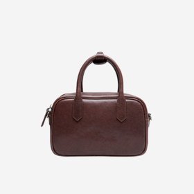 TENNCO 原创复古植鞣皮小方包单肩斜挎手提包保龄球包【预售10天】