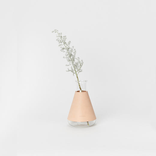 Hender Scheme Erlenmeyer flask/500ml 日本手工制皮革饰花瓶 商品图2