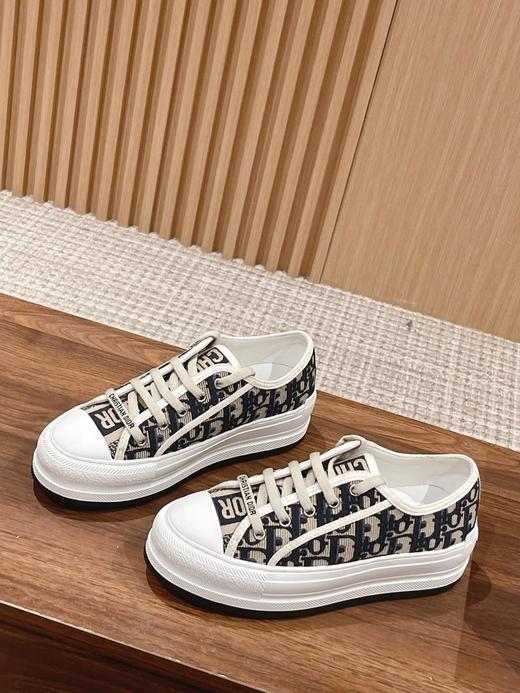 迪奥-23s厚底刺绣帆布鞋7色（HC） 商品图5