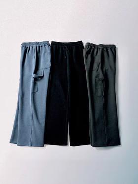 SUPERTOFU(SPTF)/CDT-AW24-P126/工装细节 直筒宽松 垂感310g空气层 卫裤