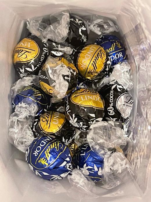 到手价199元 Lindt瑞士莲黑巧克力600g  美国代购，无中文标签，介意慎拍 商品图5