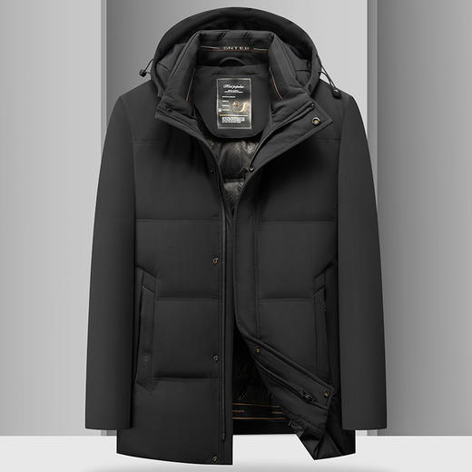 【可拆卸内胆】【新款DKP】大依优型大码三合一羽绒服鸭绒可拆卸帽休闲胖子大码男休闲宽松加肥加大上衣冬季外套 商品图3