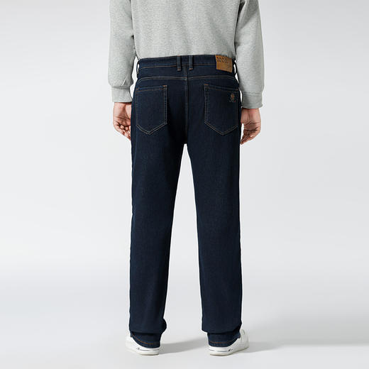 【加绒】【特大码】【新款DMR】大依优型大码男装牛仔裤加肥加大号宽松长裤舒适直筒胖子裤子 商品图5