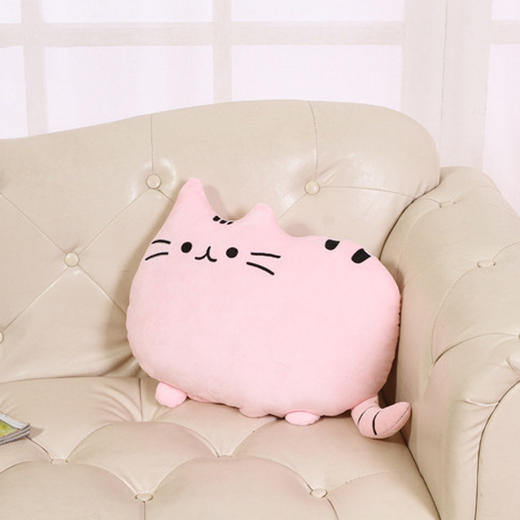 【卡通饼干猫抱枕】沙发装饰枕卡通抱枕可爱猫咪抱枕沙发靠垫办公室靠枕毛绒创意家居。ry 商品图4