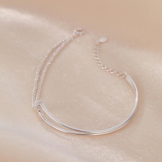 【鲁伯特之泪】纯银线条扭结手链【JHY-A000822Y】 商品图2