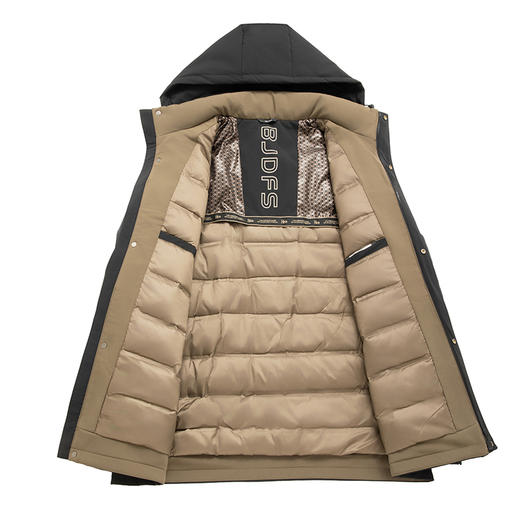 【可拆卸帽】【新款DPS】大依优型大码羽绒服鸭绒夹克外套加肥加大肥佬休闲商务上衣男士胖子 商品图1