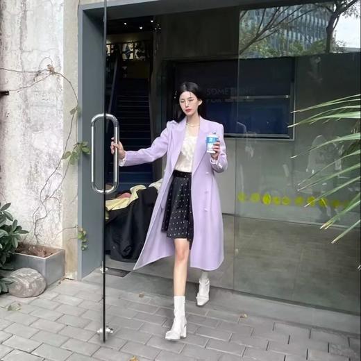 MAXRIENY2024年新款气质时尚休闲百搭女士中长款大衣(货号:MS88CT758) 商品图0