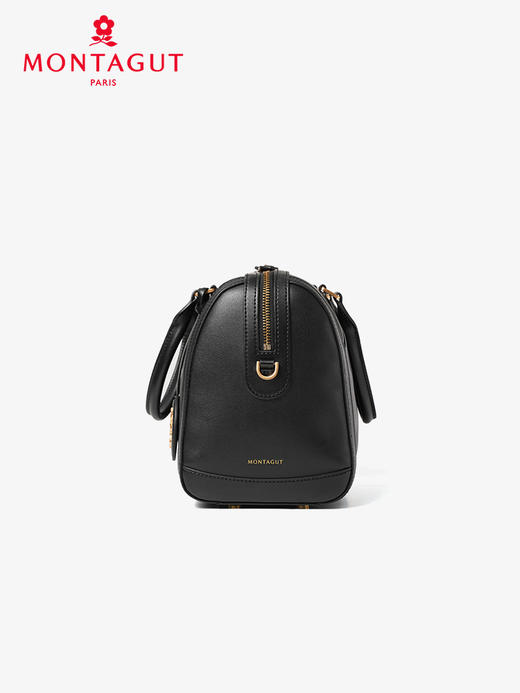 法国梦特娇冬新款秋冬斜挎包手提包真皮女士百搭时尚波士顿包 商品图4