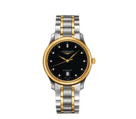 LONGINES浪琴名匠系列自动机械机芯 30米防水 男款 瑞表 黑色表盘