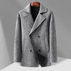 【新款DAB】大依优型大码男装羊毛呢双面呢大衣大衣外套手工呢子中长款胖子休闲男士 商品缩略图2