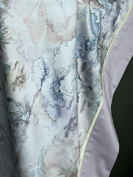 法国顶奢AT家120支纯手绘印花有机棉四件套 商品图5