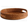 【橙色】娜家高品质藤编茶盘 商品缩略图4