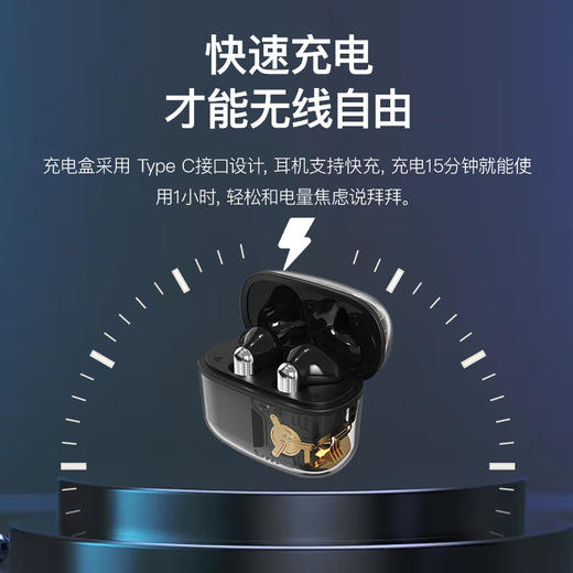 【4F】iCITY 飞利浦（PHILIPS）真无线蓝牙5.3音乐耳TAT1168 商品图2