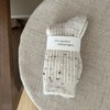 【一秒蓄热，点子纱羊驼袜】点子纱加厚保暖羊驼米羊毛袜子，手感软糯不臃肿不勒脚，中筒袜混色日系加厚外穿秋冬季长筒袜QQ 商品缩略图7