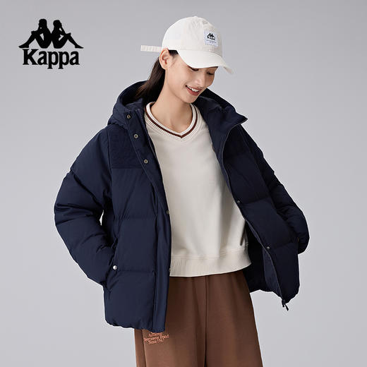 Kappa卡帕背靠背冬季保暖羽绒服新款户外休闲外套女款运动防寒服 商品图2