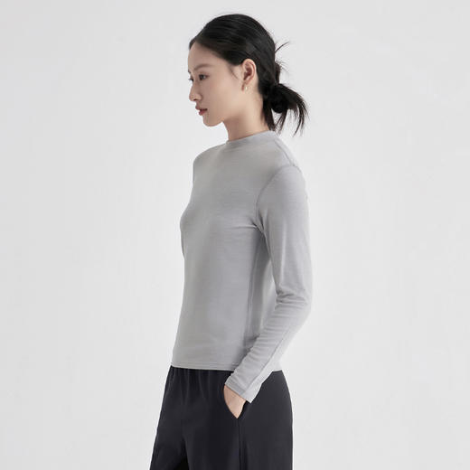 weyo秋冬男女同款色纺腈纶半高领上衣保暖打底T恤A17303、B17303 商品图1