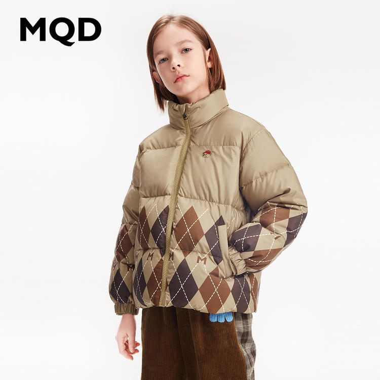 【秒】【MQD】童装儿童冬季立领休闲羽绒服加厚保暖面包服拜年外套9224W1365