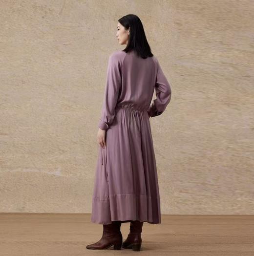 EXCEPTION例外 不规则领半开系带连衣裙 商品图1