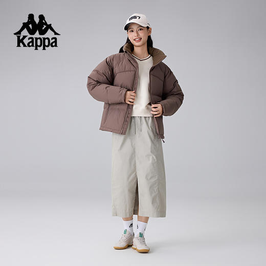 Kappa卡帕背靠背梭织运动羽绒服时尚户外保暖外套防寒服面包服女 商品图4