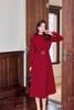 Le Malene 红色收腰风衣式连衣裙 19040 商品缩略图4