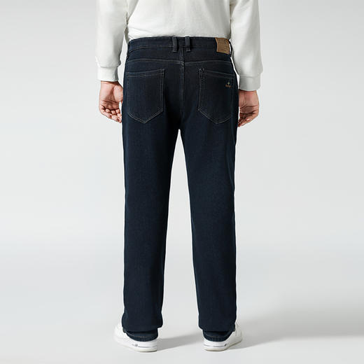 【加绒】【特大码】【新款DMR】大依优型大码男装牛仔裤加肥加大号宽松长裤舒适直筒胖子裤子 商品图5