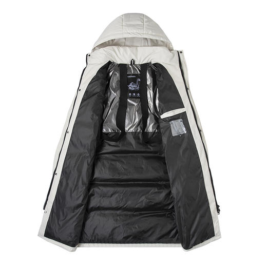 雅鹿冬季情侣款石墨烯加厚白鹅绒高品质连帽羽绒服 商品图7