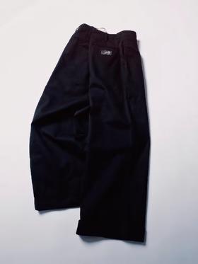 SUPERTOFU(SPTF)/YG-AW24-P093/翻折裤脚细节 斜纹九分裤