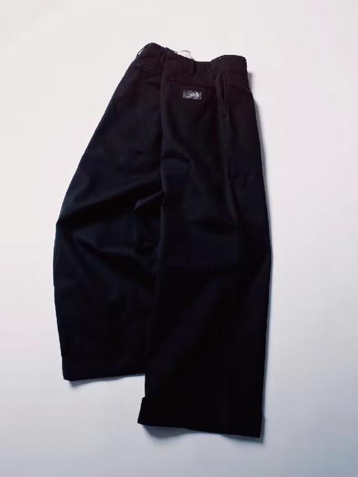 SUPERTOFU(SPTF)/YG-AW24-P093/翻折裤脚细节 斜纹九分裤 商品图0