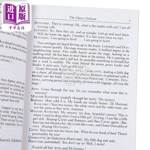 【中商原版】契诃夫 樱桃园 Dover Thrift Editions The Cherry Orchard 英文原版 Anton Chekhov 俄罗斯戏剧 商品图2
