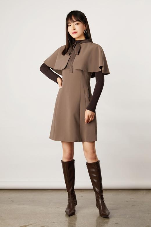 amadella 浪漫优雅咖啡色连衣裙 11168 商品图0