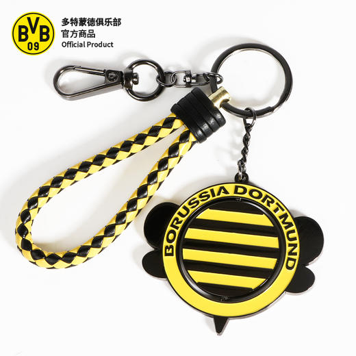 【官方正版】多特蒙德足球俱乐部 | 旋转钥匙扣金属质感背包挂件球迷用品 商品图1