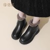 信诺真皮女鞋羊毛雪地靴2024冬季新款短靴加绒妈妈棉鞋中老年皮鞋M523-6Y 商品缩略图9