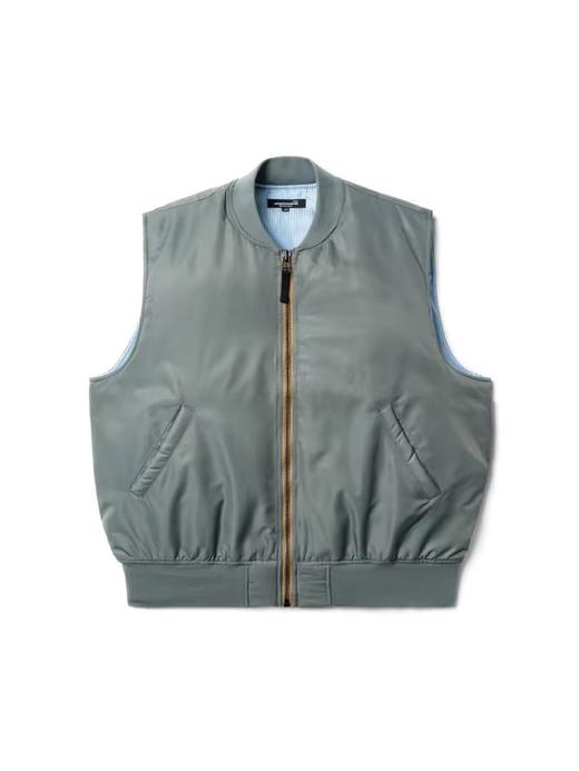 SUPERTOFU(SPTF)/YG-AW24-J158/保暖3M棉 条纹内衬 尼龙夹棉马甲 商品图3