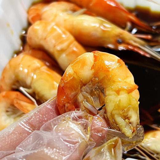 热卖！肉质鲜甜，嫩而不柴！【超值3盒装】爬得快 花雕罗氏虾 300g*3盒 商品图10