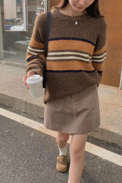 LNNNS 圆领宽松套头毛衣 19057 商品图0