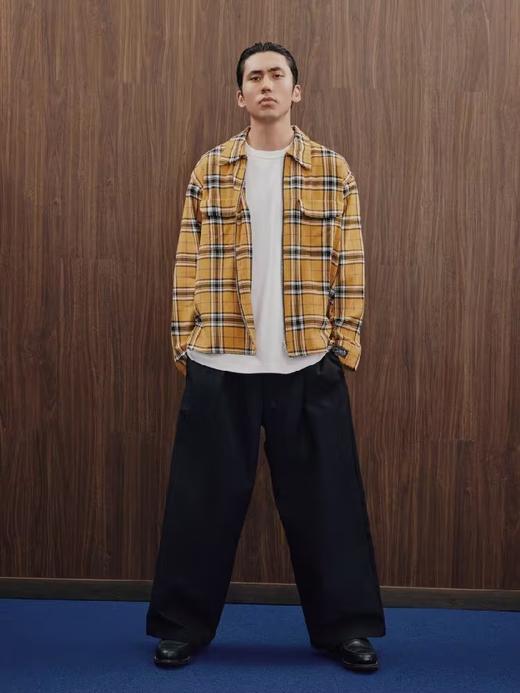 SUPERTOFU(SPTF)/RC-AW24-S033/做旧磨损细节 拉链 格纹衬衫 商品图0