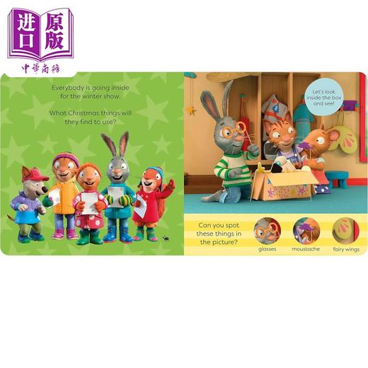 【中商原版】波西和皮普翻翻书 一起过圣诞 Pip and Posy The Best Christmas Ever 英文原版 儿童纸板书 亲子绘本故事书 进口 商品图3