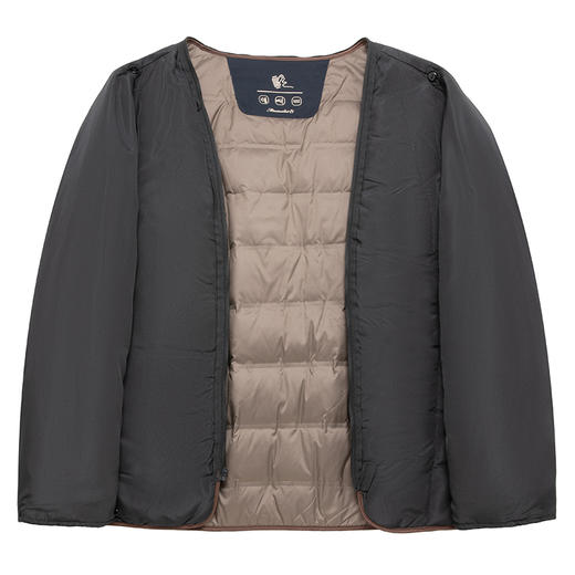 【鹅绒】【可拆卸内胆】’【新款DKP】大依优型大码翻领鹅绒羽绒服鸭绒休闲胖子大码男休闲宽松加肥加大上衣冬季外套商务 商品图4