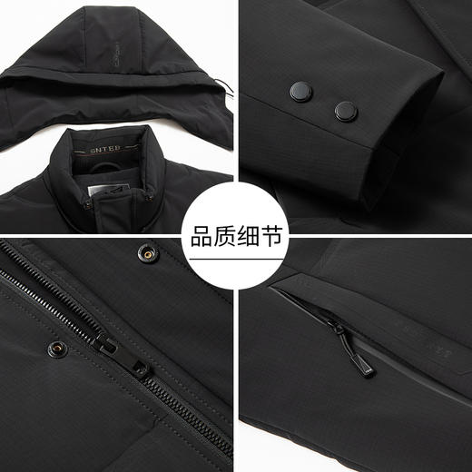 【可拆卸内胆】【新款DKP】大依优型大码三合一羽绒服鸭绒可拆卸帽休闲胖子大码男休闲宽松加肥加大上衣冬季外套 商品图2