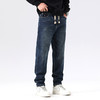 【新款DQ】大依优型大码直筒松紧腰牛仔裤长裤男舒适休闲简约百搭加肥加大男装潮款 商品缩略图2