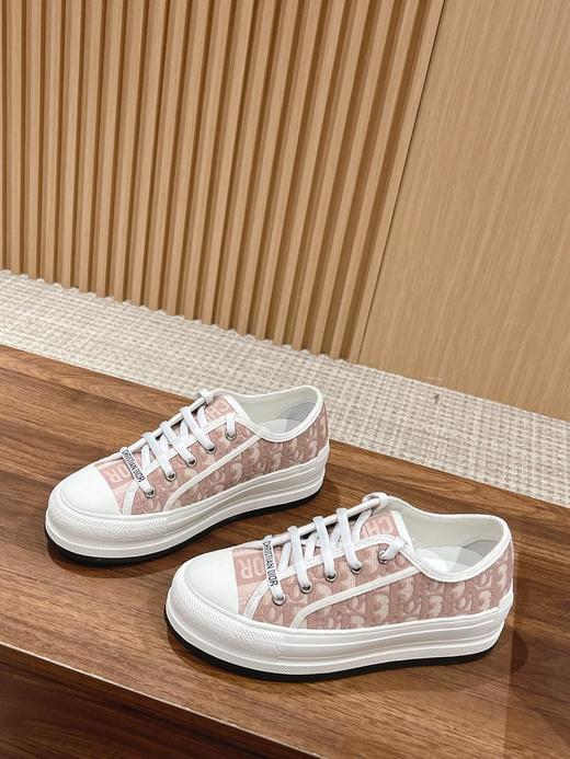 迪奥-23s厚底刺绣帆布鞋7色（HC） 商品图3