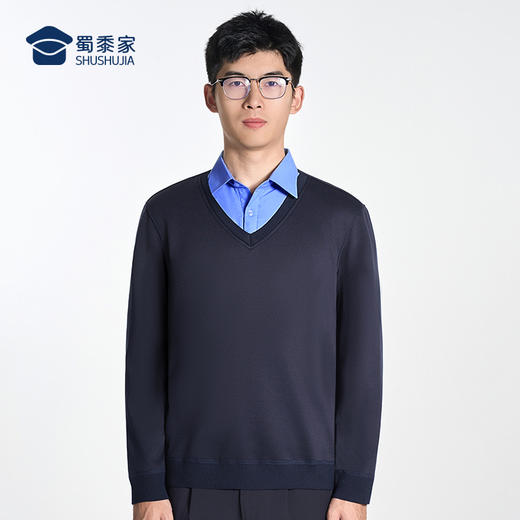 【通勤假两件毛衣】加绒保暖毛衫休闲弹力长袖打底衫MZ402 商品图11