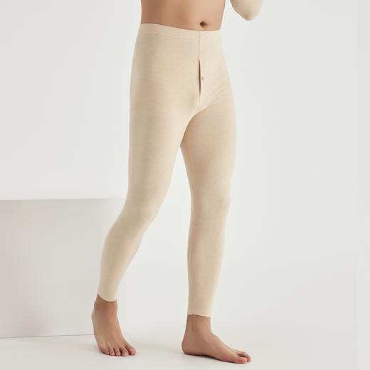 weyo秋冬新款男士200g天然彩棉圆领保暖衣套装B15301+B15402 商品图3