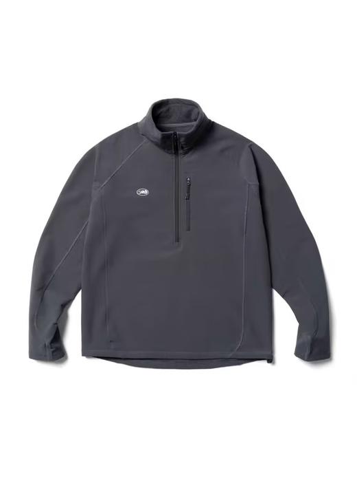 SUPERTOFU(SPTF)/YZ-AW24-H025/运动户外休闲 合身剪裁 四面弹半拉链套头衫 商品图2