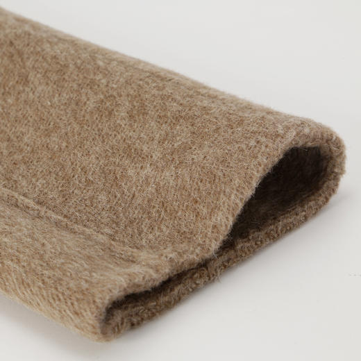 PH958斯尔丽24新款轻国风撞色滚边精致盘扣V领小个子双面呢羊毛大衣 商品图5