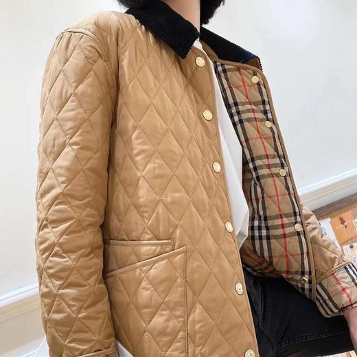 B家同款复古绗缝菱格棉服 | 明星达人挚爱，18岁穿到80岁的“黄金战甲”，经典时髦百搭 商品图3