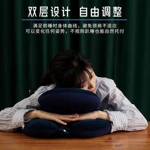 【手臂不酸麻！脸上不留痕】办公室午睡枕小学生趴睡枕女生午休枕头教室桌上睡觉午睡神器趴趴枕抱枕，轻松解决各种人群午睡困难。ry 商品图0