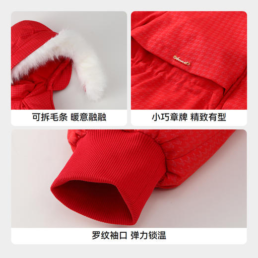 【御寒-5~5℃】女童收腰羽绒外套中长款85绒子冬季新款安奈儿童装实体店同款AG445811 商品图2